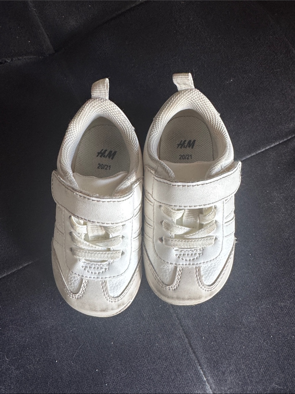 H&M Cream/White Kids Velcro Sneakers